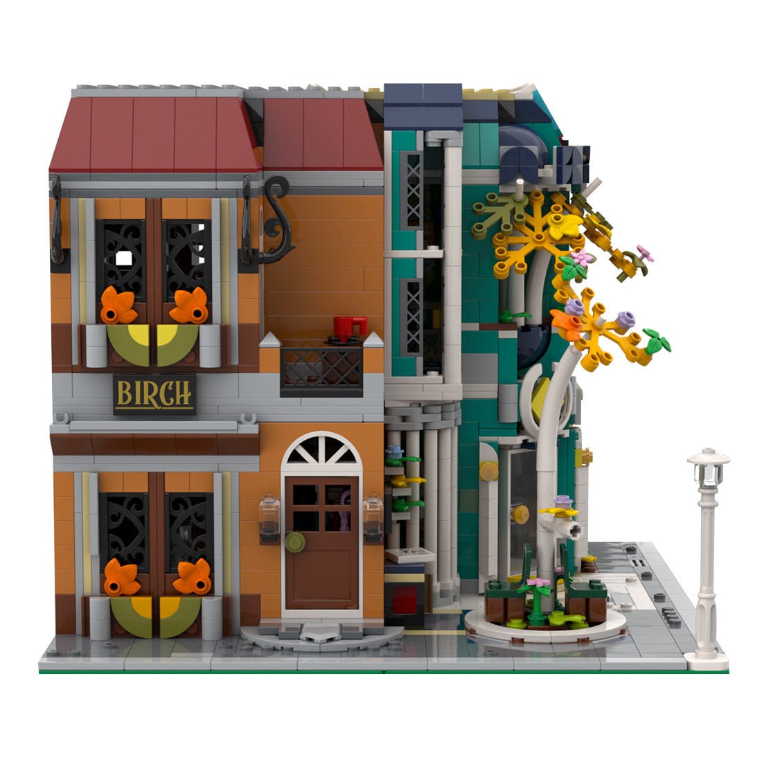 MOC - 56446 Birke Kunst & Antik Ecke Kompatibel mit 10270 - LesDiy - Klemmbausteine