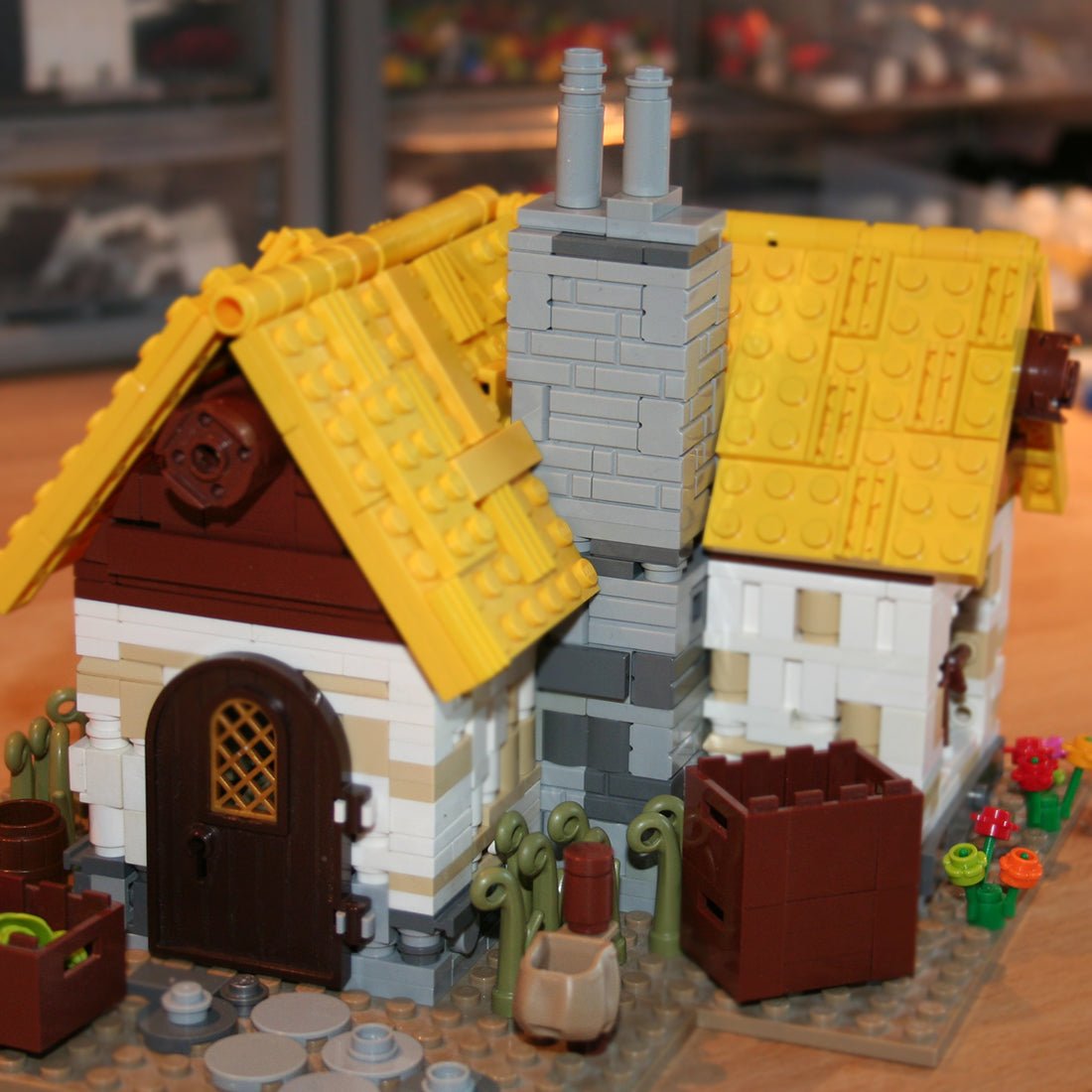 MOC - 58003 Mittelalterliches Bauernhaus - LesDiy - Klemmbausteine