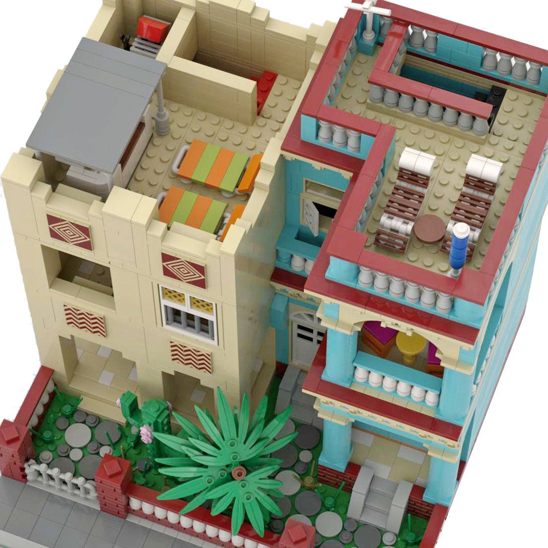MOC - 60270 Havana Haus Klemmbausteine - LesDiy - Klemmbausteine
