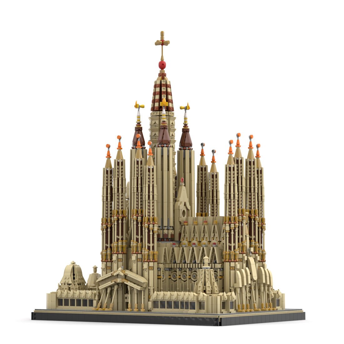 MOC - 65795 Sagrada Familia Klemmbausteine - LesDiy - Klemmbausteine