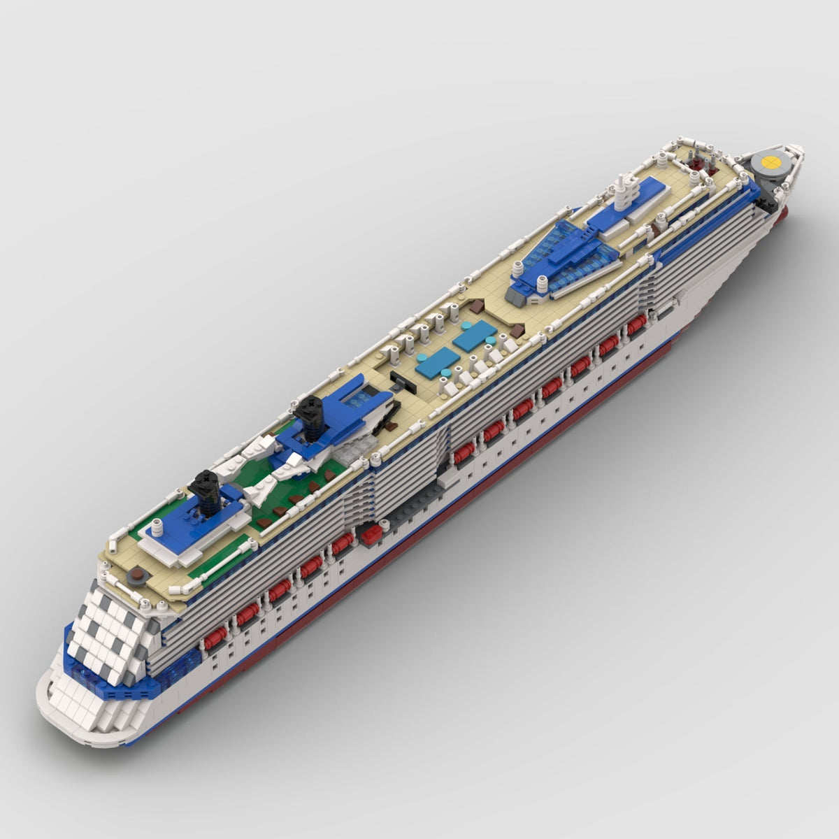 MOC - 66041 Celebrity Reflection Bausteinboot Klemmbausteine - LesDiy - Klemmbausteine