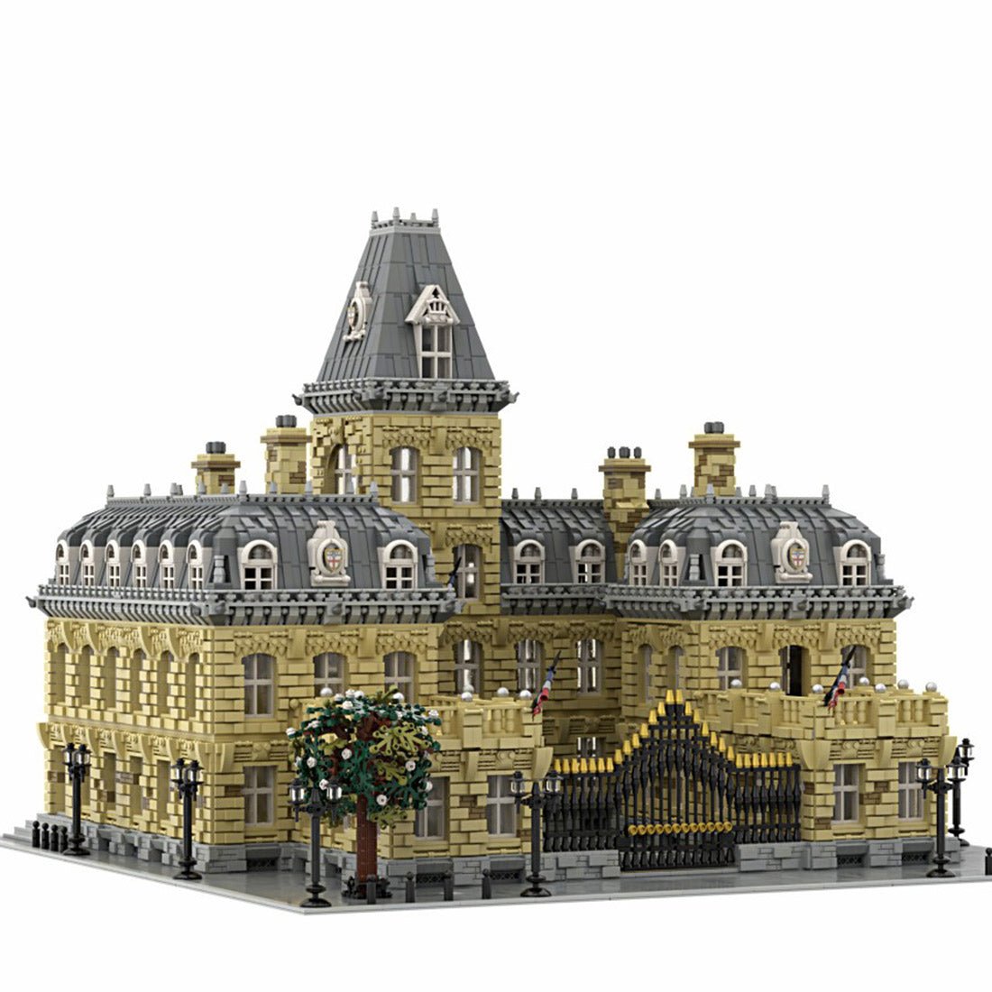 MOC - 70573 Französischer Palast 10 Jähriges Jubiläum - LesDiy - Klemmbausteine