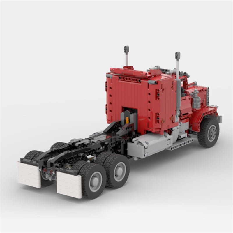 MOC - 72820 Manis Roter Ferngesteuerter LKW Klemmbausteine - LesDiy - Klemmbausteine