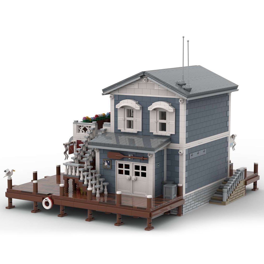 MOC - 74199 Charter and Dive Shop Klemmbausteine - LesDiy - Klemmbausteine