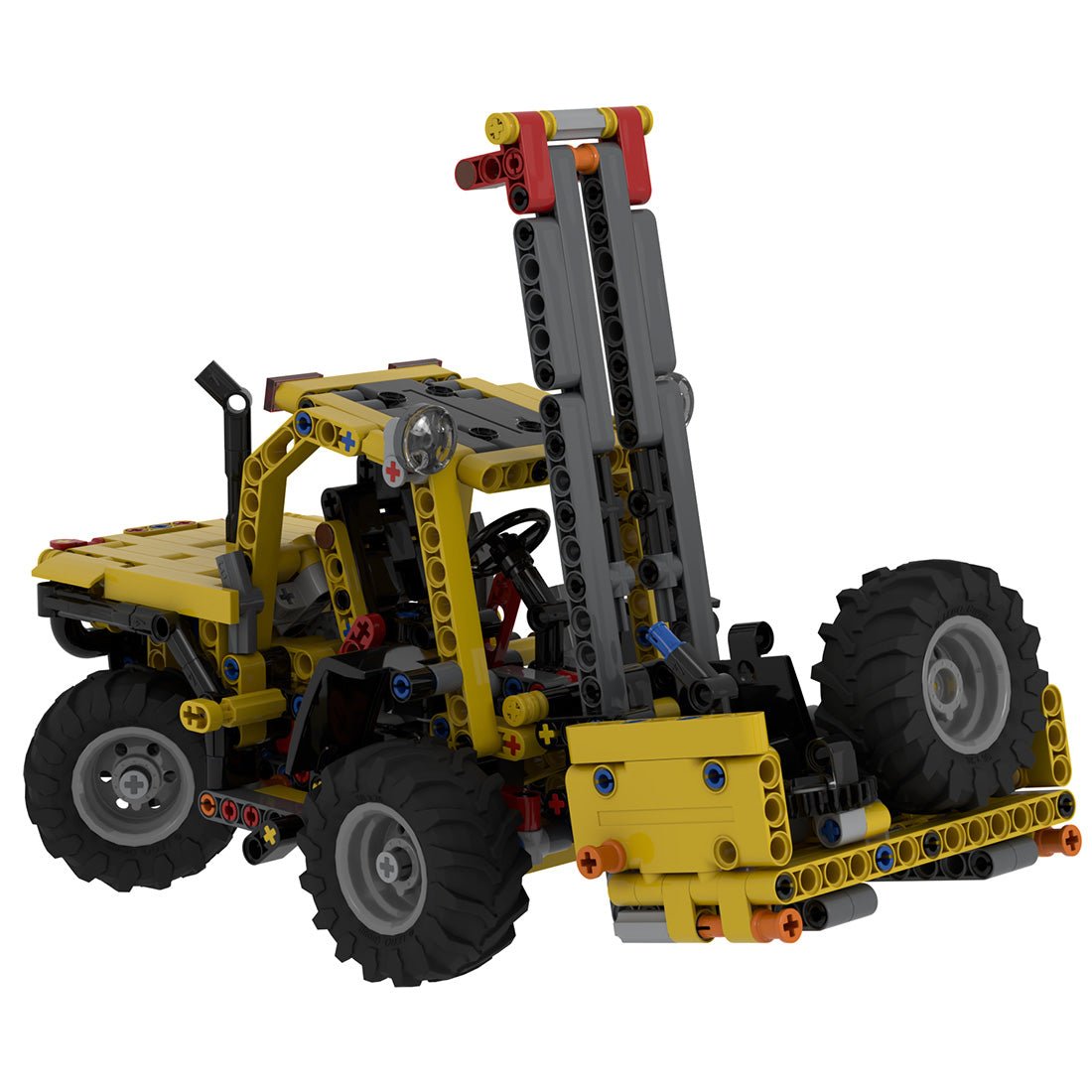 MOC - 74506 Geländestapler Klemmbausteine - LesDiy - Klemmbausteine