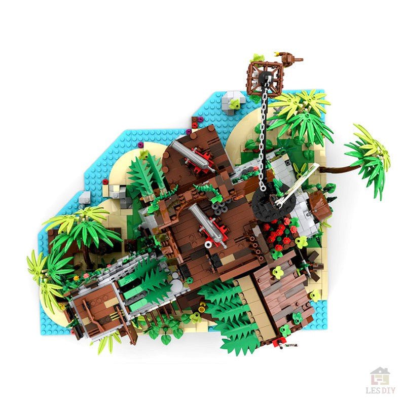 MOC - 77171 Verbotene Insel - LesDiy - Klemmbausteine