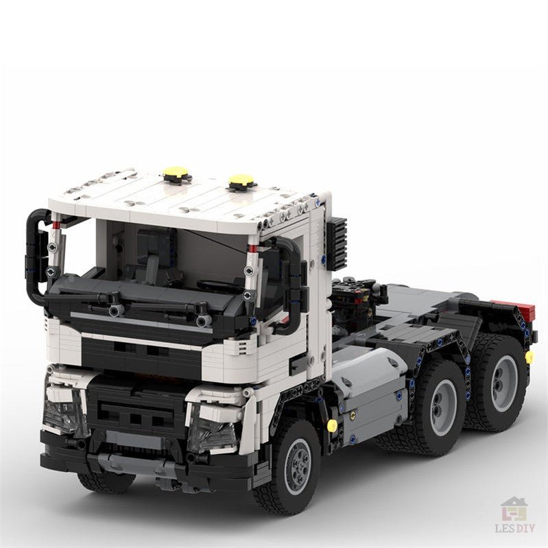 MOC - 77580 Technik Volve FMX 6×4 Traktor - LesDiy - Klemmbausteine