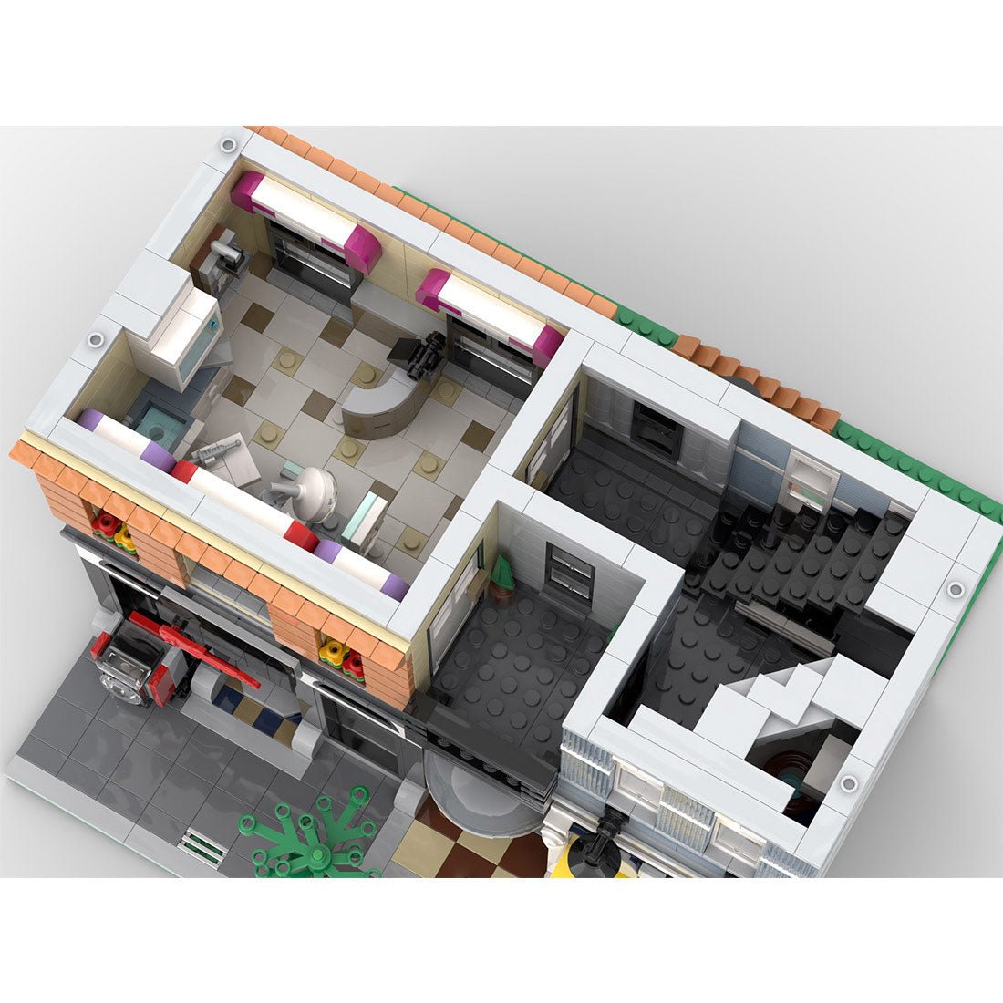 MOC - 77915 Dentist's Office - 10255 Assembly Square Alternative Build Klemmbausteine - LesDiy - Klemmbausteine