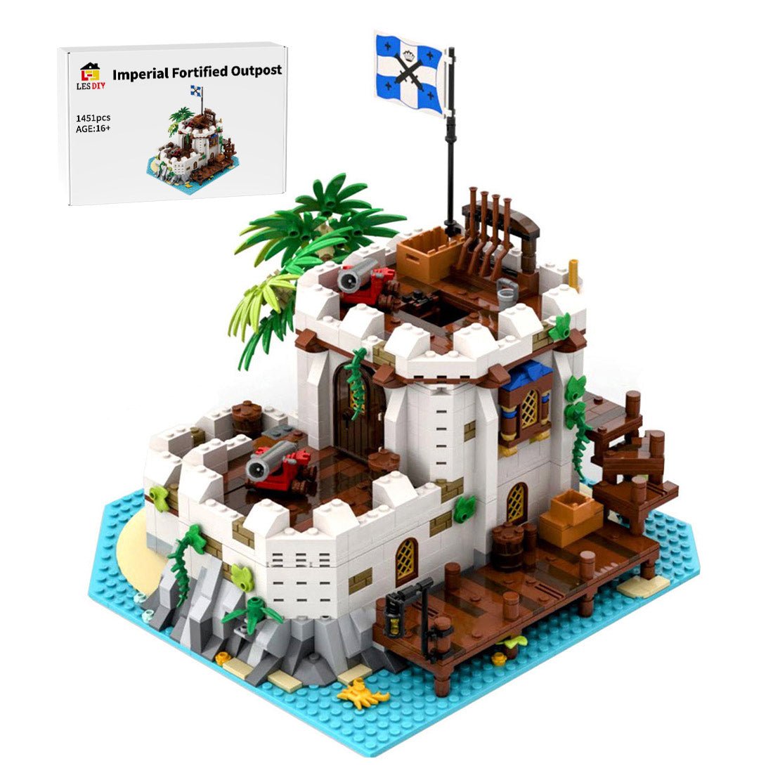 MOC - 79638 Imperialer befestigter Außenposten Klemmbausteine - LesDiy - Klemmbausteine