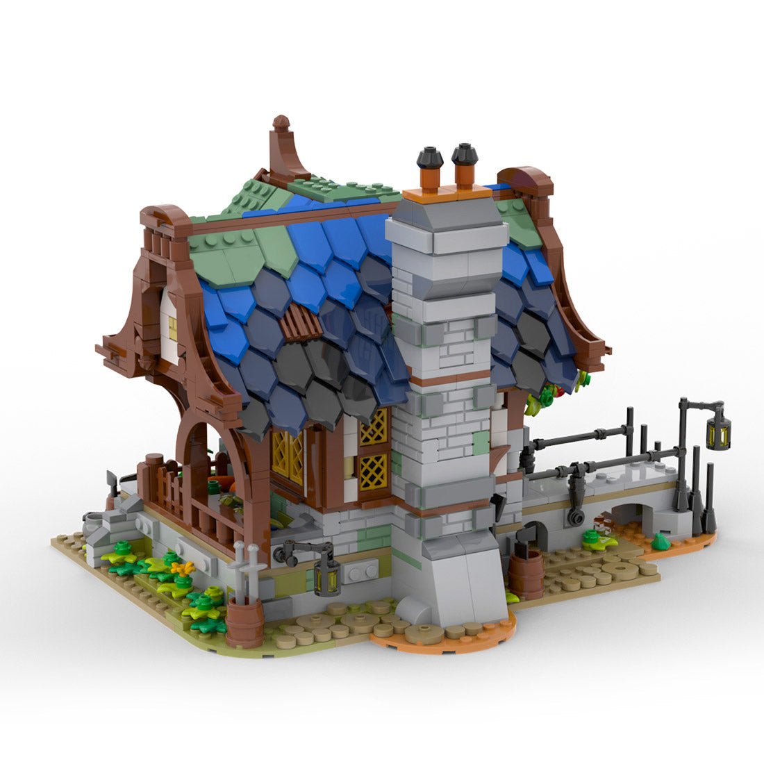 MOC - 79655 Mittelalterliches Haus - LesDiy - Klemmbausteine