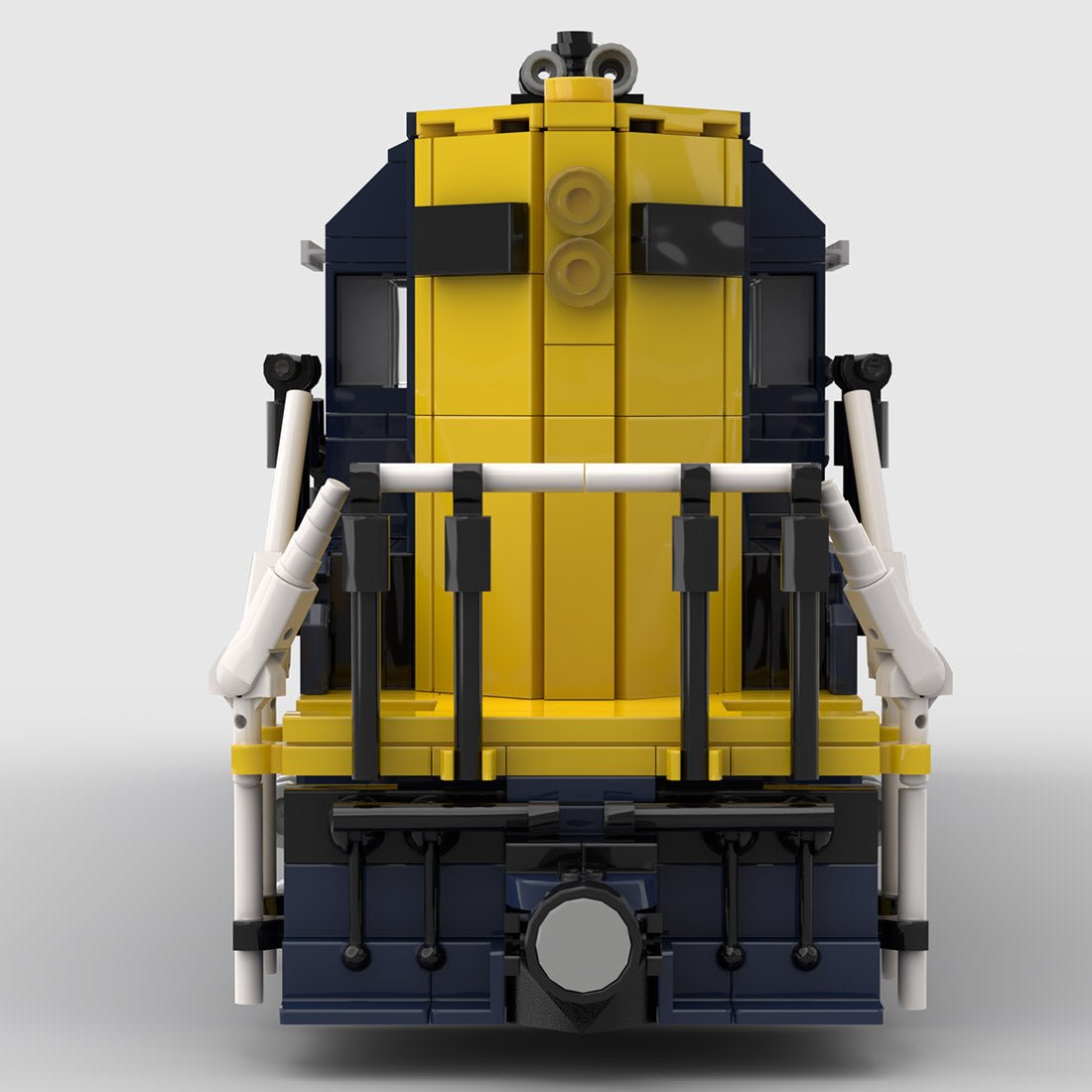 MOC - 79701 Santa Fe GP9 Klemmbausteine - LesDiy - Klemmbausteine