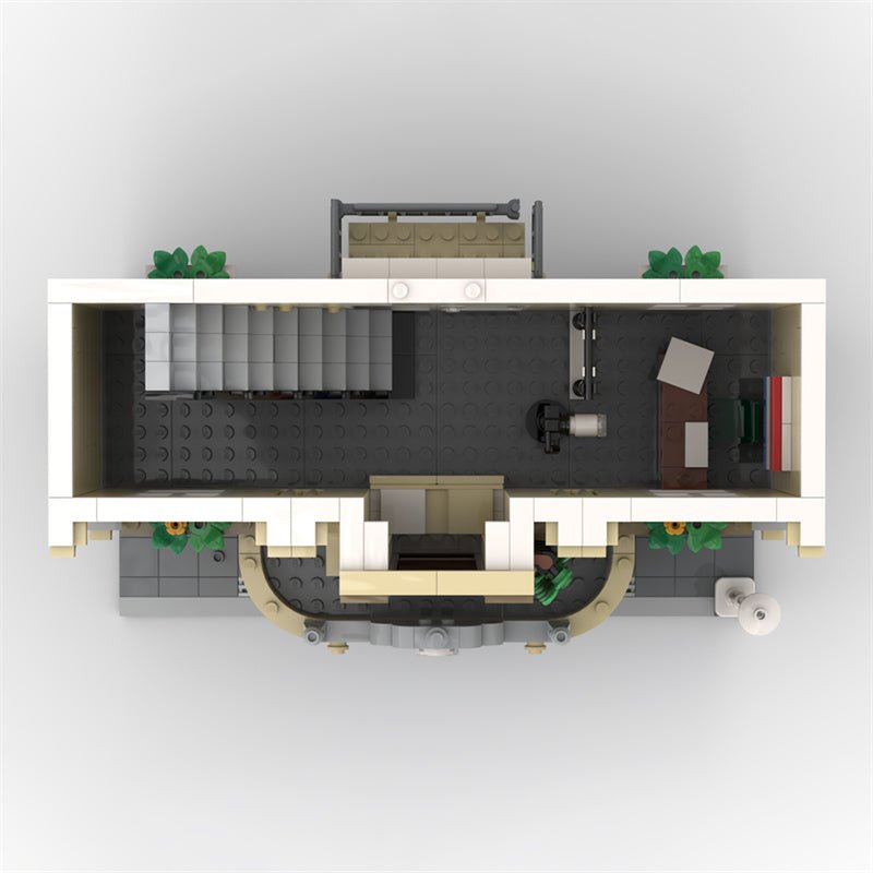 MOC - 80238 Bahnhof 10278 - LesDiy - Klemmbausteine