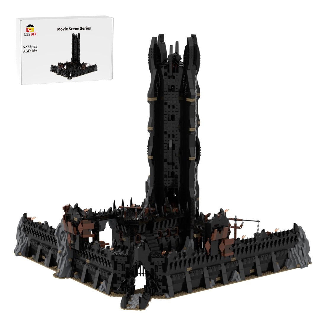 MOC - 82142 Cirith Ungol Klemmbausteine - LesDiy - Klemmbausteine