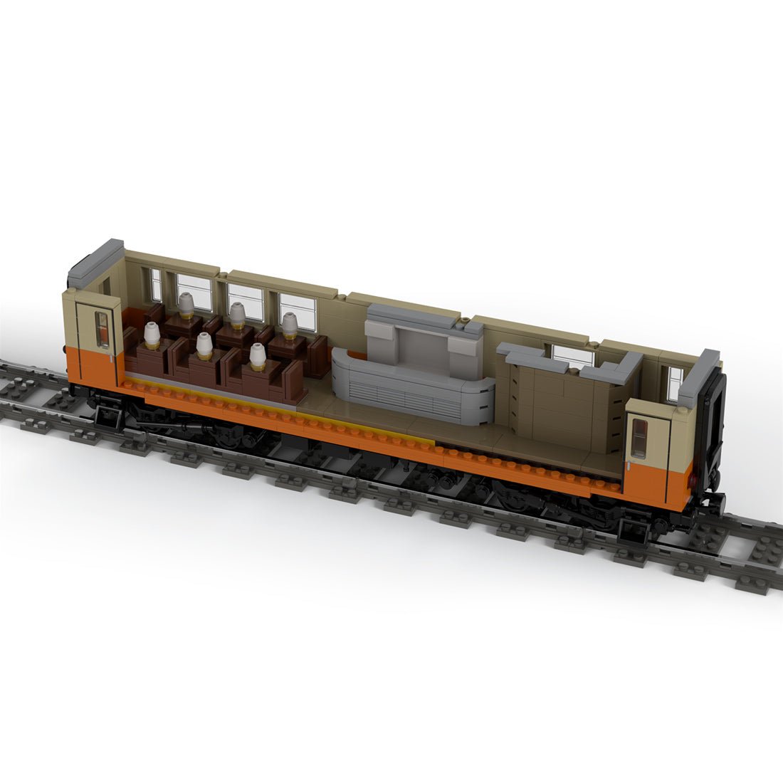MOC - 82165 City Express (Städte - Express) of the Deutsche Reichsbahn Klemmbausteine - LesDiy - Klemmbausteine