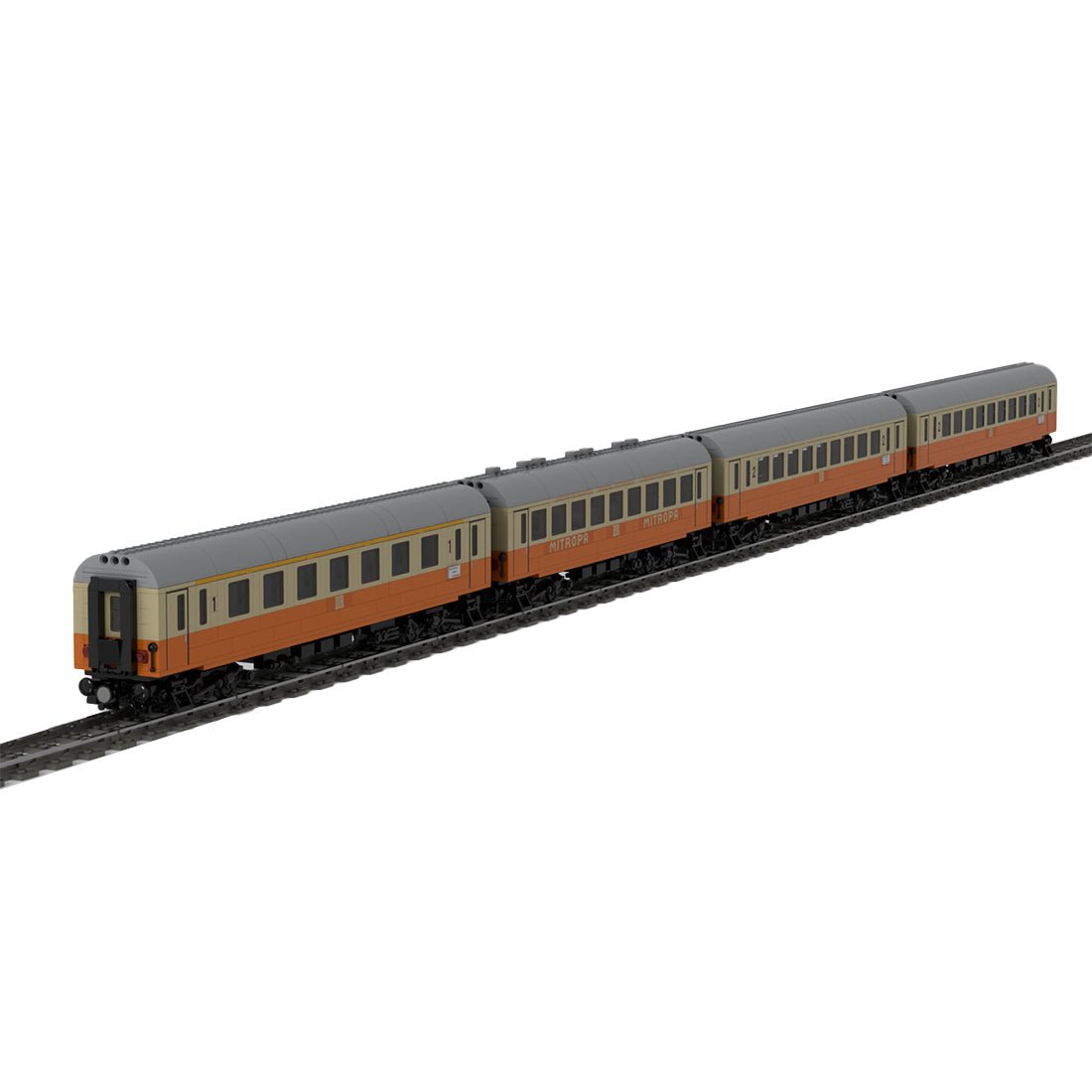 MOC - 82165 City Express (Städte - Express) of the Deutsche Reichsbahn Klemmbausteine - LesDiy - Klemmbausteine