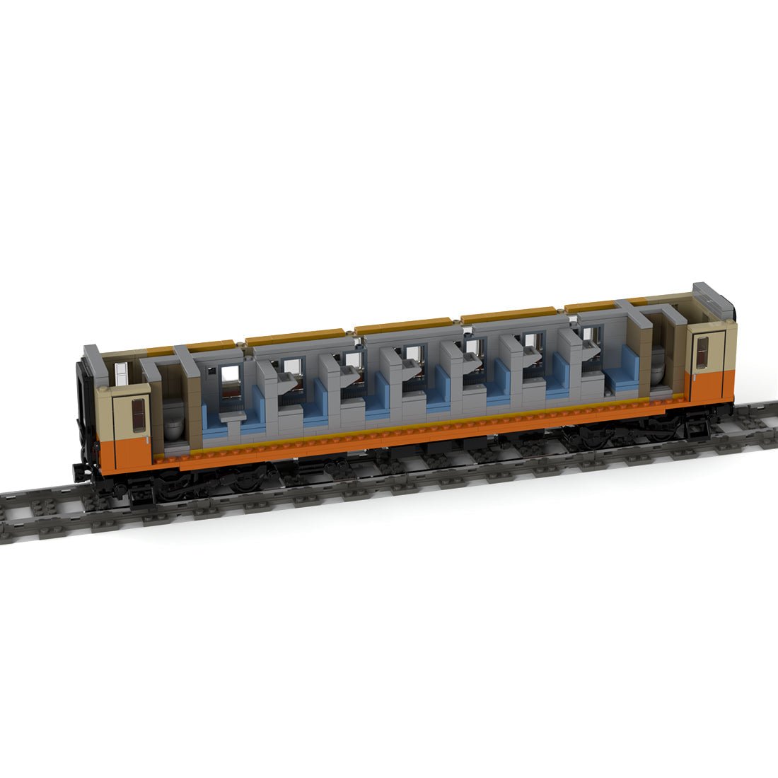 MOC - 82165 City Express (Städte - Express) of the Deutsche Reichsbahn Klemmbausteine - LesDiy - Klemmbausteine