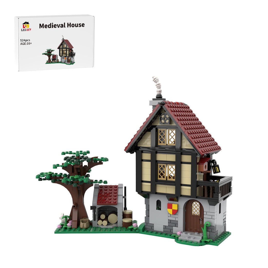 MOC - 82740 Mittelalterliches Haus - LesDiy - Klemmbausteine