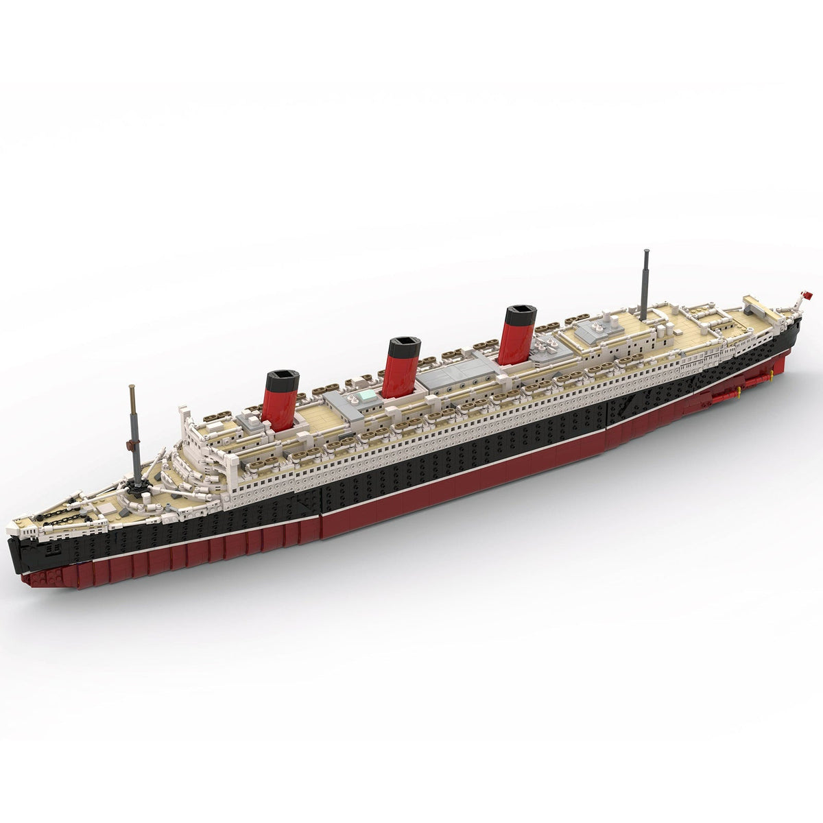MOC - 93208 Queen Mary Bausteinboot Klemmbausteine - LesDiy - Klemmbausteine