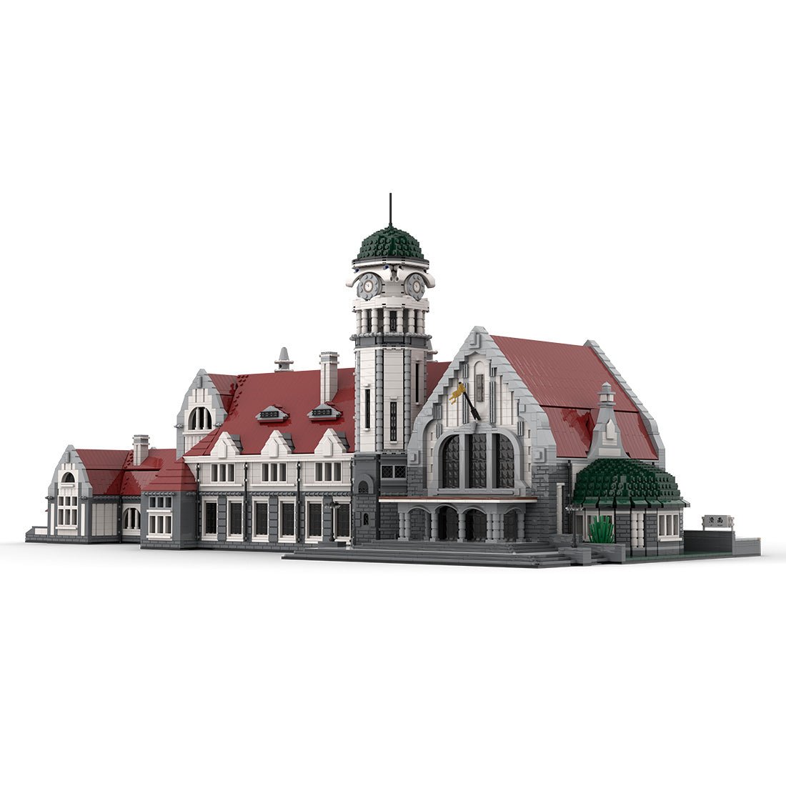MOC - 93444 Jinan Alter Bahnhof - LesDiy - Klemmbausteine