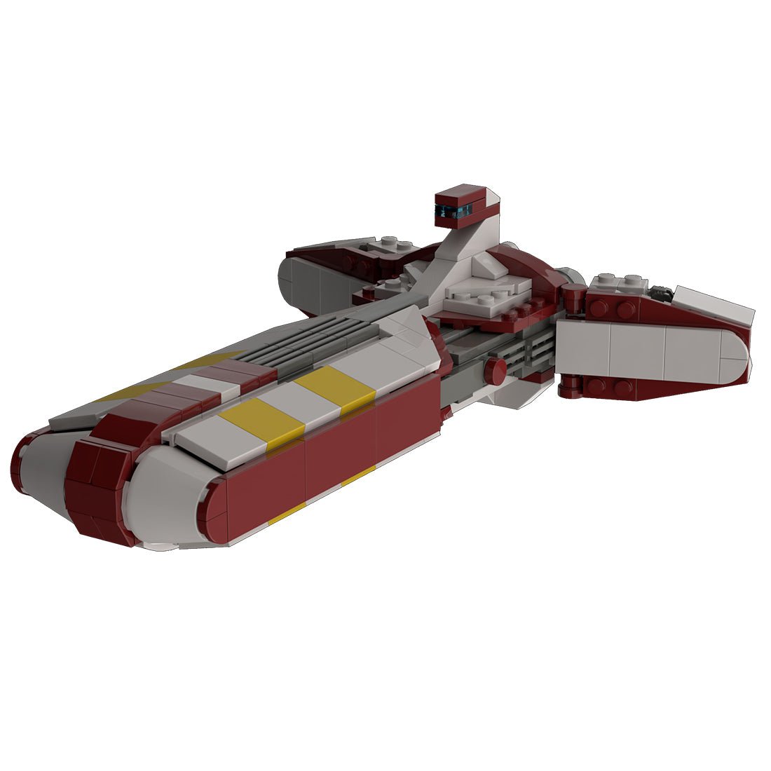 MOC - 93460 Pelta Class Frigate Klemmbausteine - LesDiy - Klemmbausteine