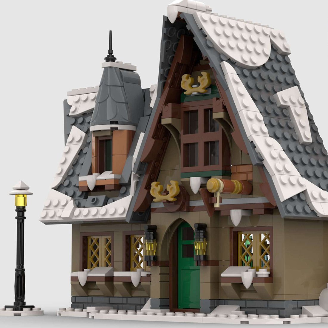 MOC - 94936 The Stuffed Stocking (a Winter Village Inn) Klemmbausteine - LesDiy - Klemmbausteine