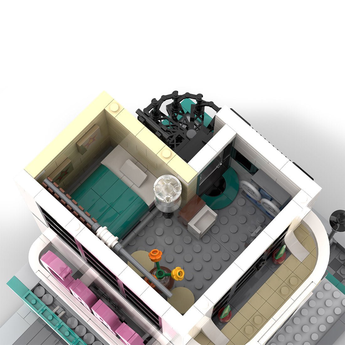 MOC - 97835 Car Dealership Klemmbausteine - LesDiy - Klemmbausteine