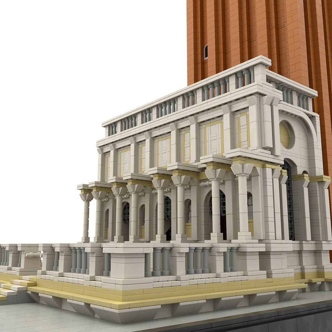 MOC - 99638 1/50 St - Mark's Bell Tower Klemmbausteine - LesDiy - Klemmbausteine