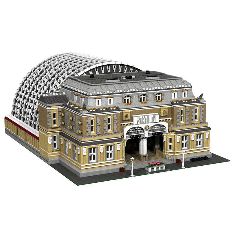 MOC Modular Bahnhof Klemmbausteine - LesDiy - Klemmbausteine