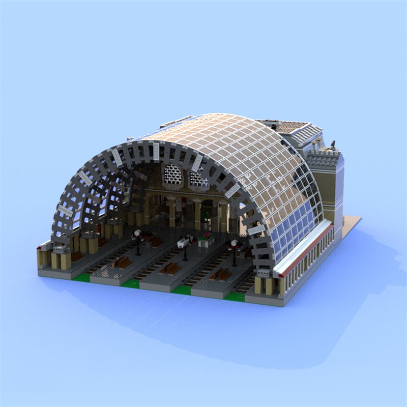 MOC Modular Bahnhof Klemmbausteine - LesDiy - Klemmbausteine