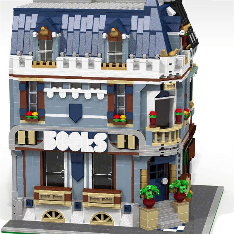MOC Modular Buchhandlung Klemmbausteine - LesDiy - Klemmbausteine