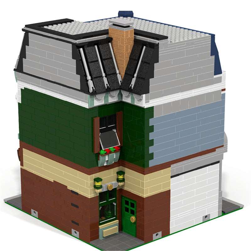 MOC Modular Buchhandlung Klemmbausteine - LesDiy - Klemmbausteine