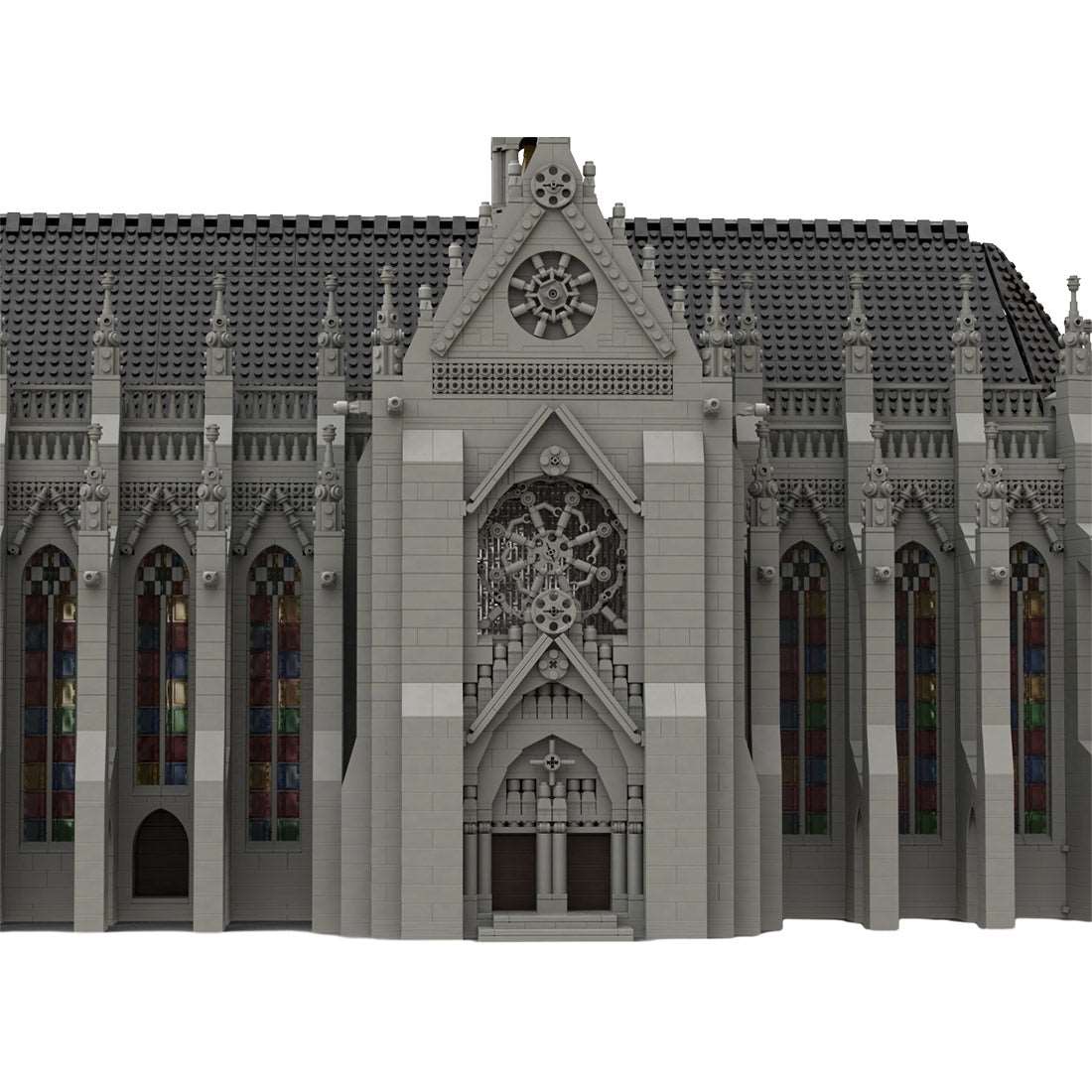 MOC Sint - Remigiuskerk Klemmbausteine - LesDiy - Klemmbausteine