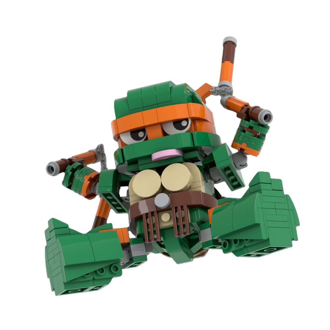 MOC Teenage Mutant Ninja Turtles Klemmbausteine - LesDiy - Klemmbausteine
