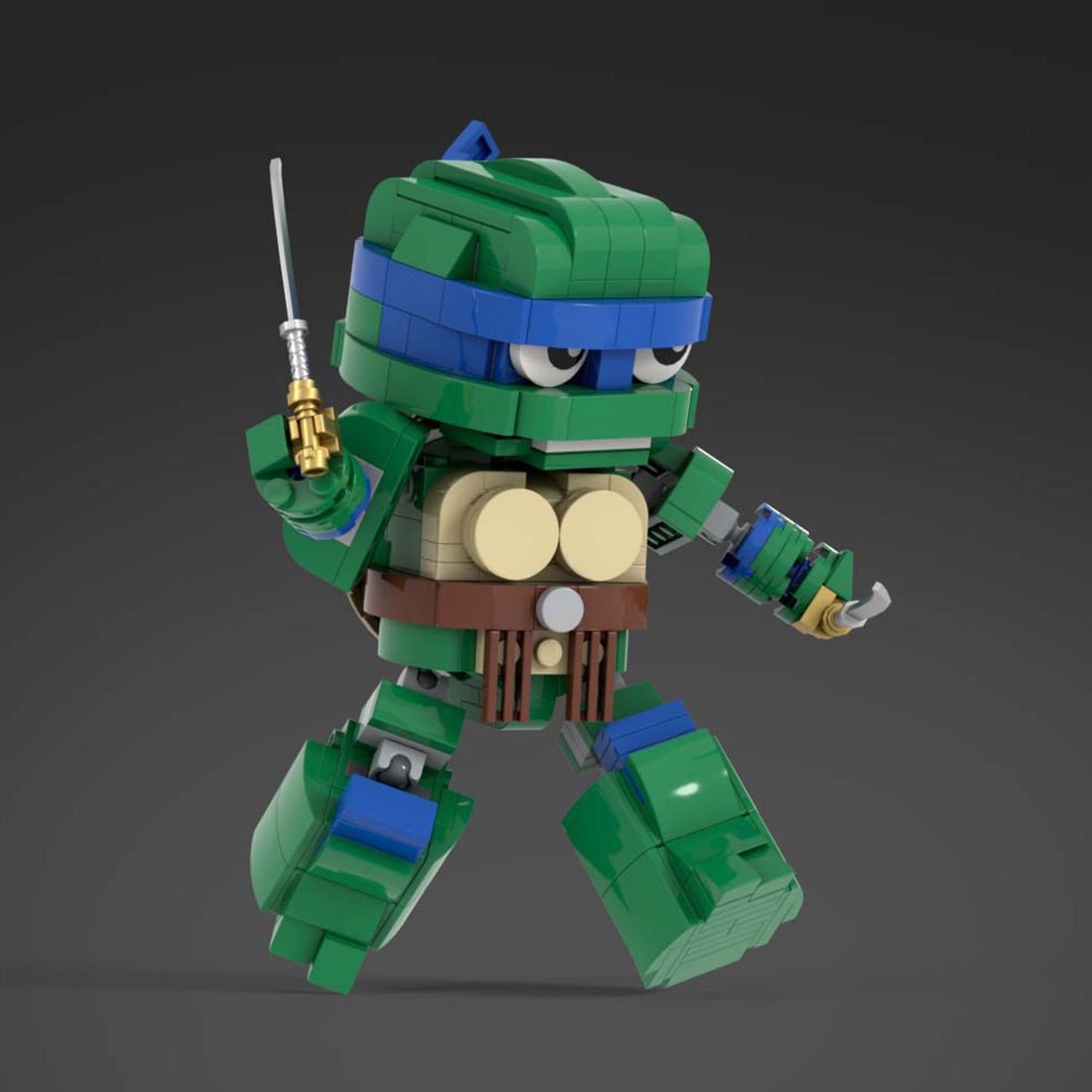 MOC Teenage Mutant Ninja Turtles Klemmbausteine - LesDiy - Klemmbausteine
