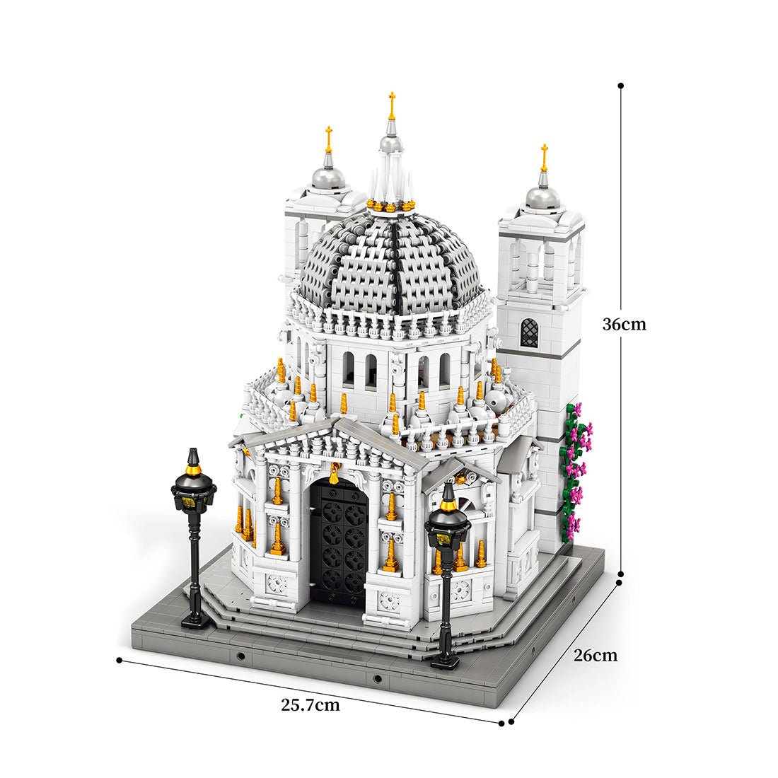 Mocsage 1/180 Scale Venetian Church Klemmbausteine - LesDiy - Klemmbausteine