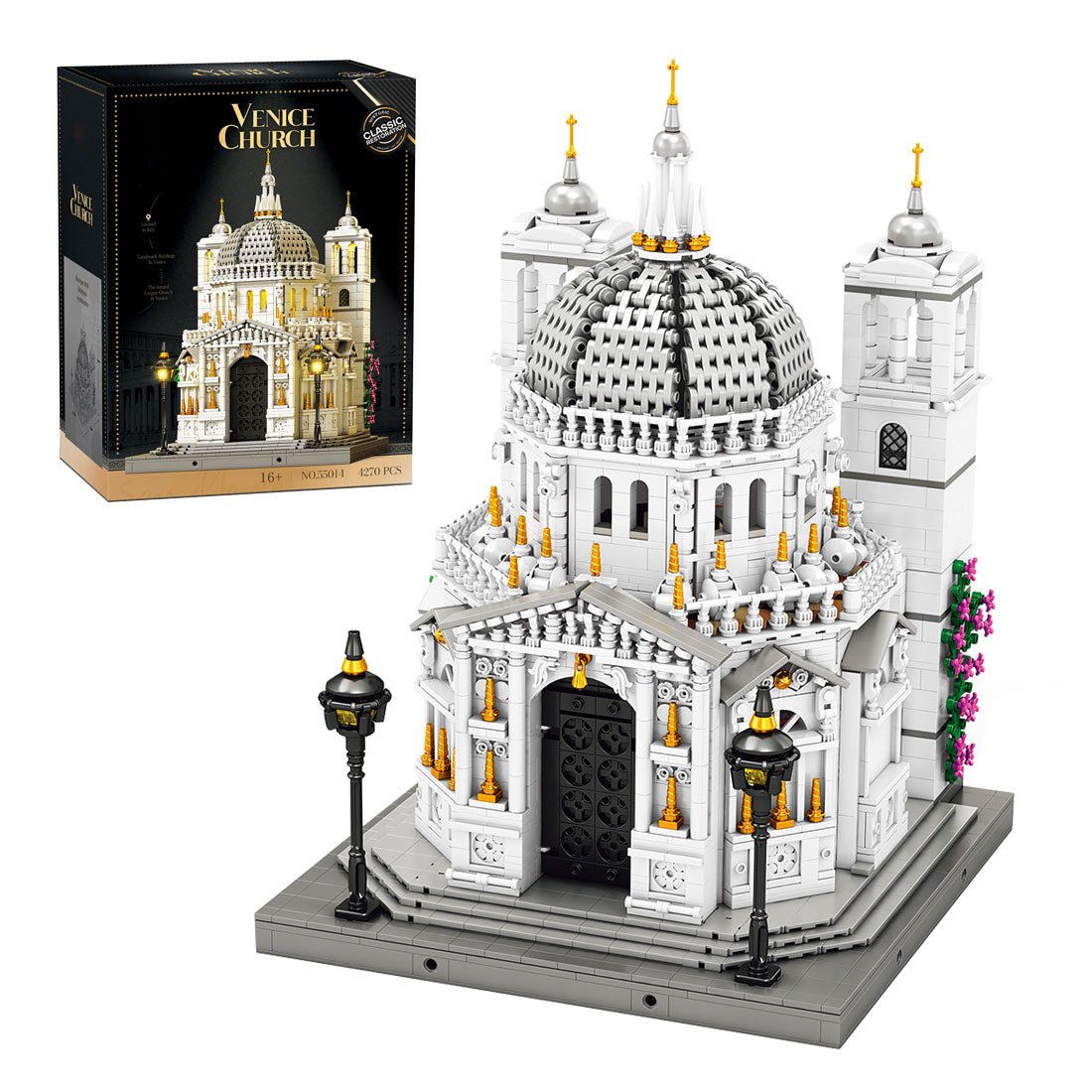 Mocsage 1/180 Scale Venetian Church Klemmbausteine - LesDiy - Klemmbausteine