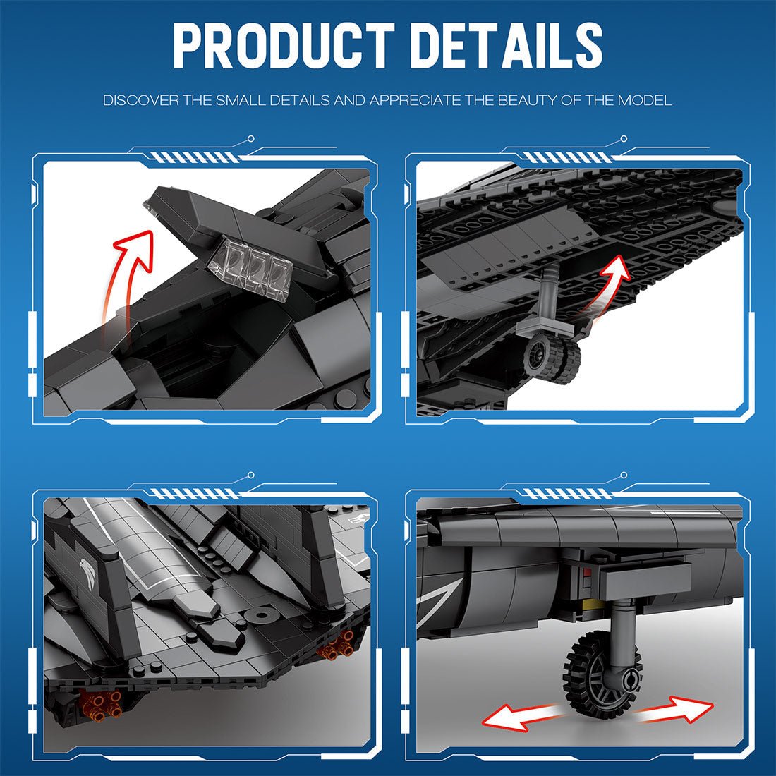 Mocsage 1/35 Darkstar SR - 72 UAV Klemmbausteine - LesDiy - Klemmbausteine