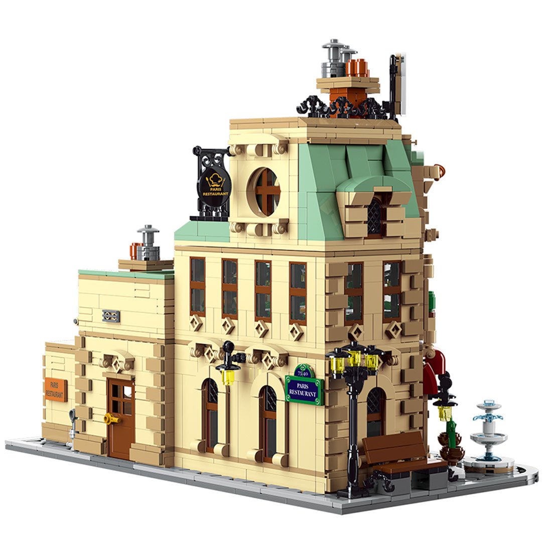 MOC - 160521 Ratatouille - Gusteau's restaurant Klemmbausteine - LesDiy - Klemmbausteine