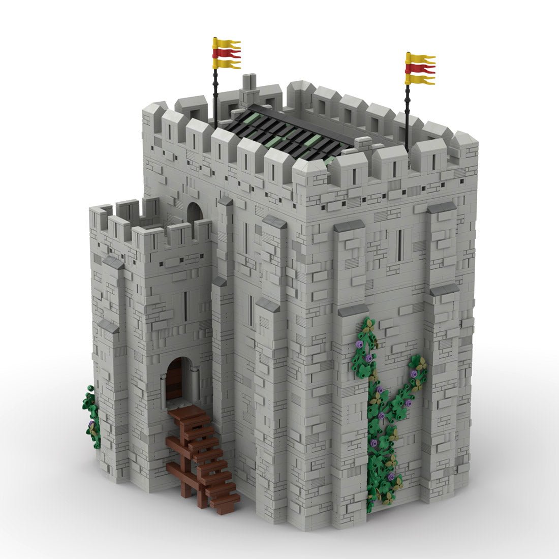 Normannische quadratische Bastion - LesDiy - Klemmbausteine