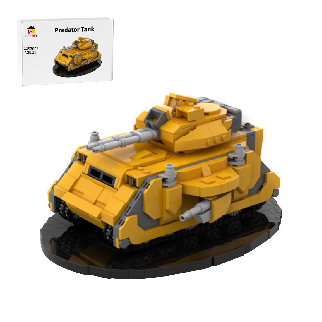 Predator Tank Klemmbausteine - LesDiy - Klemmbausteine