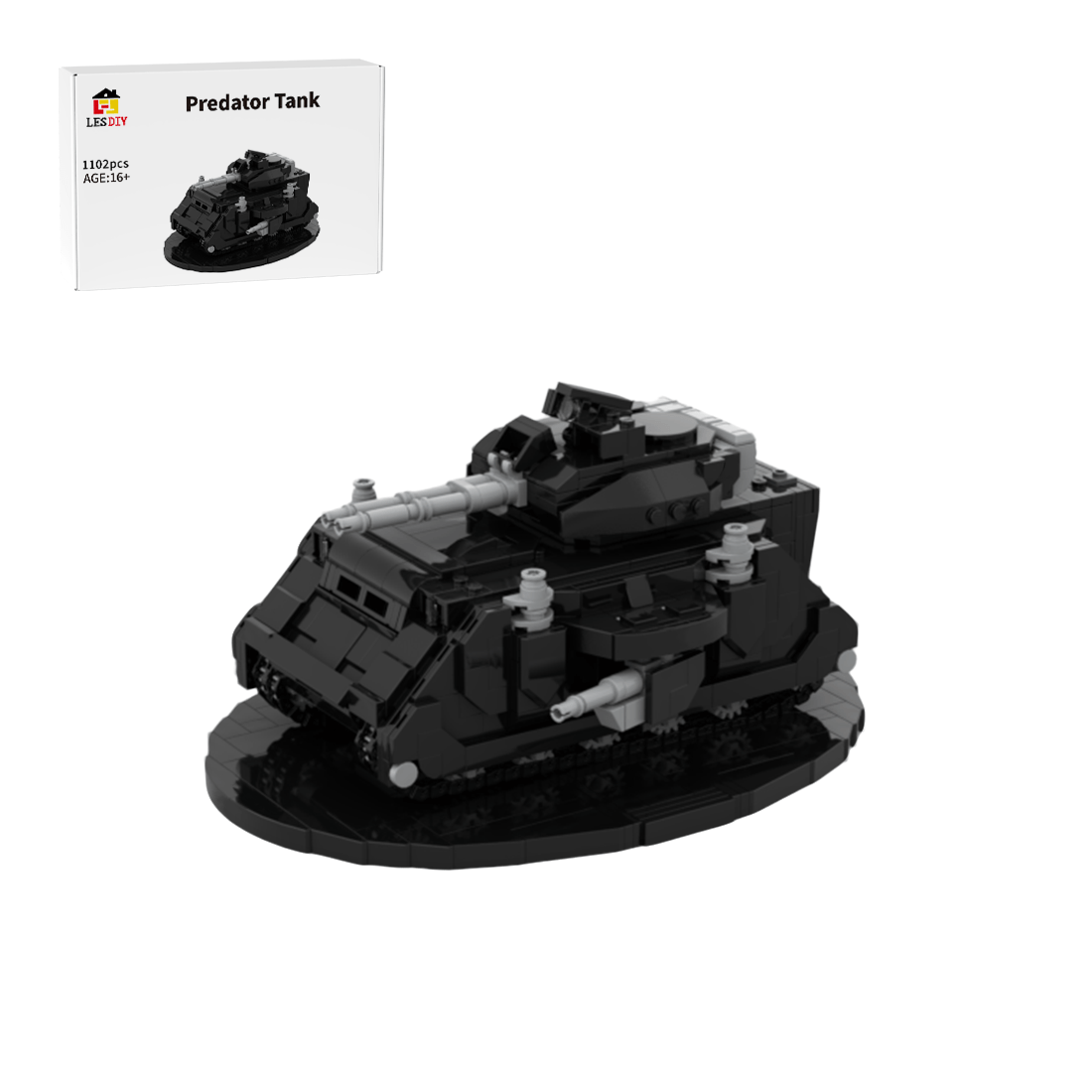 Predator Tank Klemmbausteine - LesDiy - Klemmbausteine