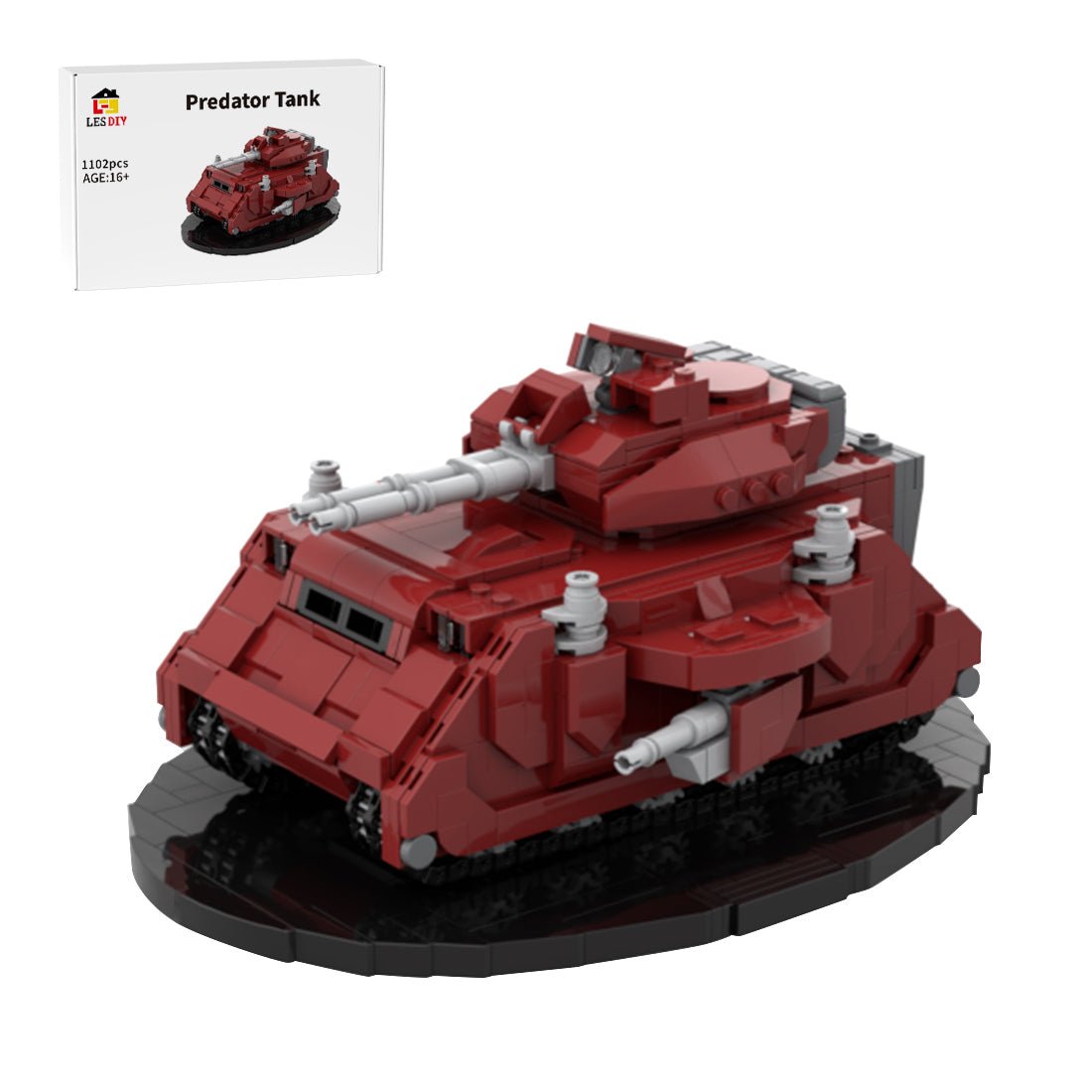 Predator Tank Klemmbausteine - LesDiy - Klemmbausteine