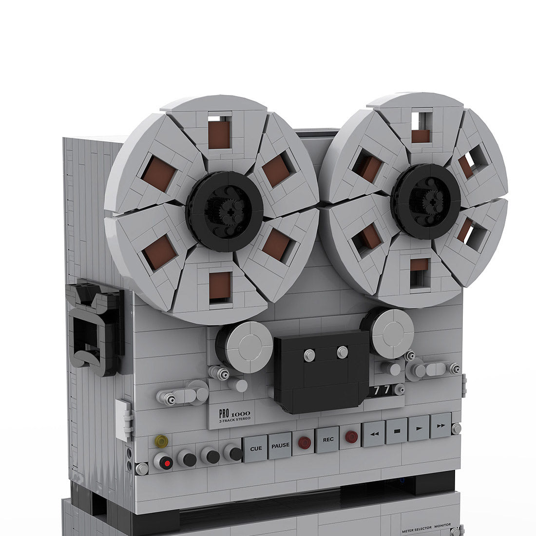 Semi - Professional Open - Reel Tape Recorder Klemmbausteine(Dynamic Version) - LesDiy - Klemmbausteine