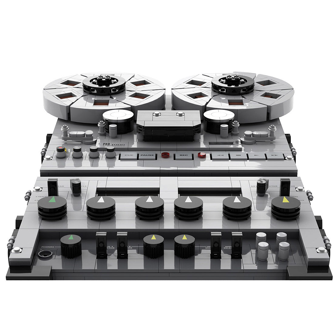 Semi - Professional Open - Reel Tape Recorder Klemmbausteine(Dynamic Version) - LesDiy - Klemmbausteine