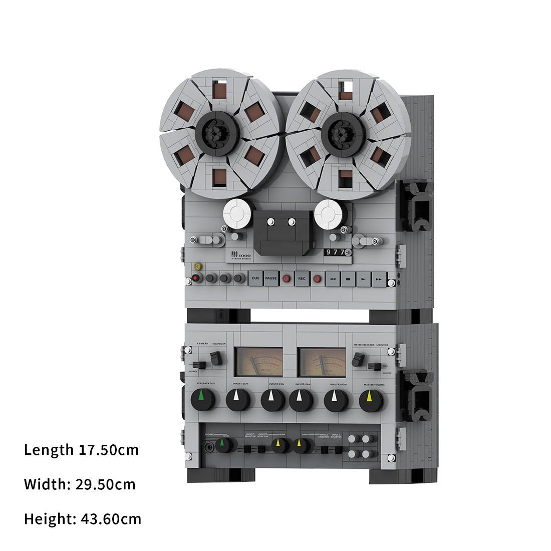 Semi - Professional Open - Reel Tape Recorder Klemmbausteine(Dynamic Version) - LesDiy - Klemmbausteine