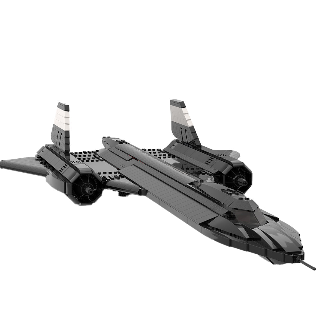 SR - 71 Reconnaissance Aircraft Military Klemmbausteine - LesDiy - Klemmbausteine