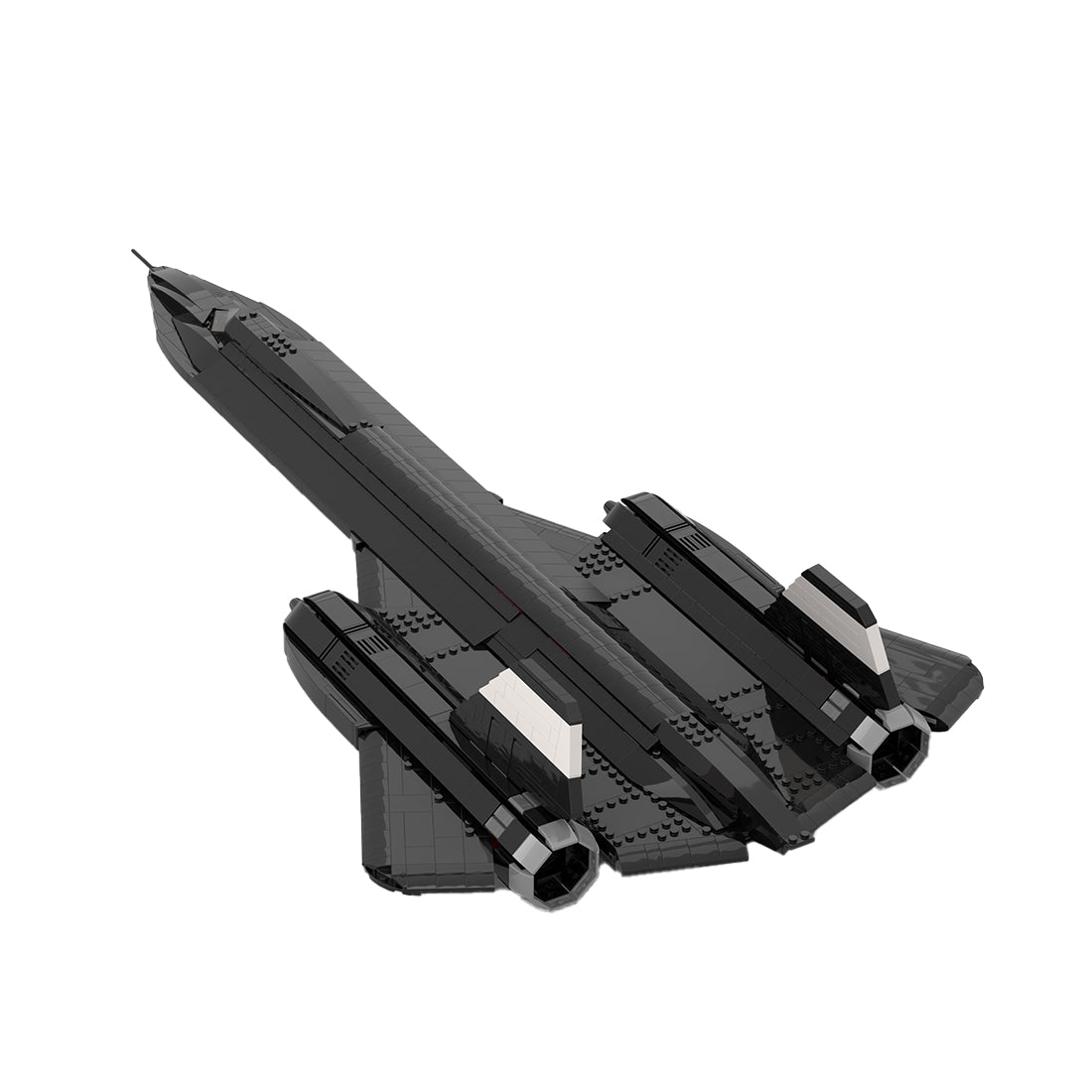 SR - 71 Reconnaissance Aircraft Military Klemmbausteine - LesDiy - Klemmbausteine