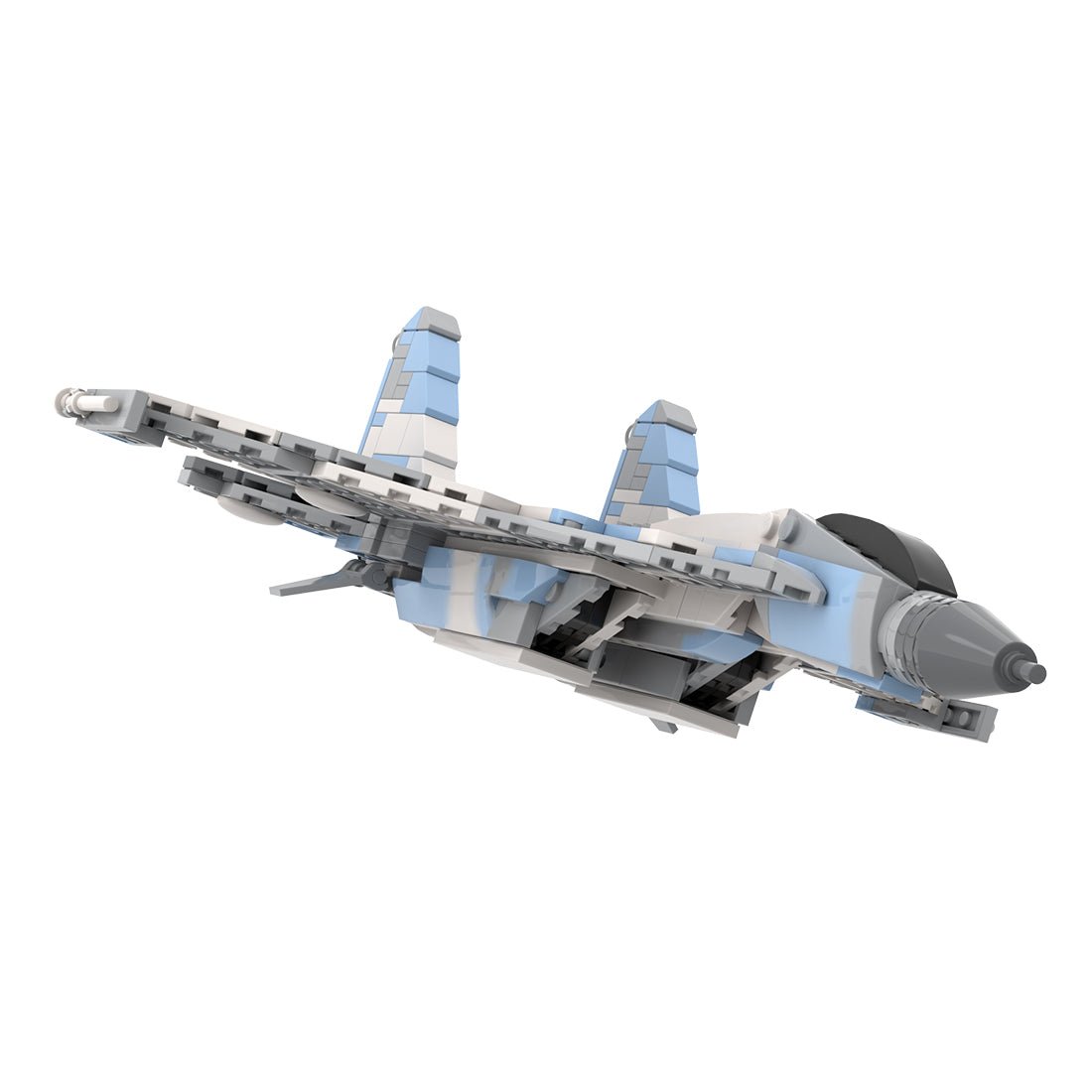 SU - 35 - Kampfflugzeug im Maßstab 1:72 Klemmbausteine - LesDiy - Klemmbausteine