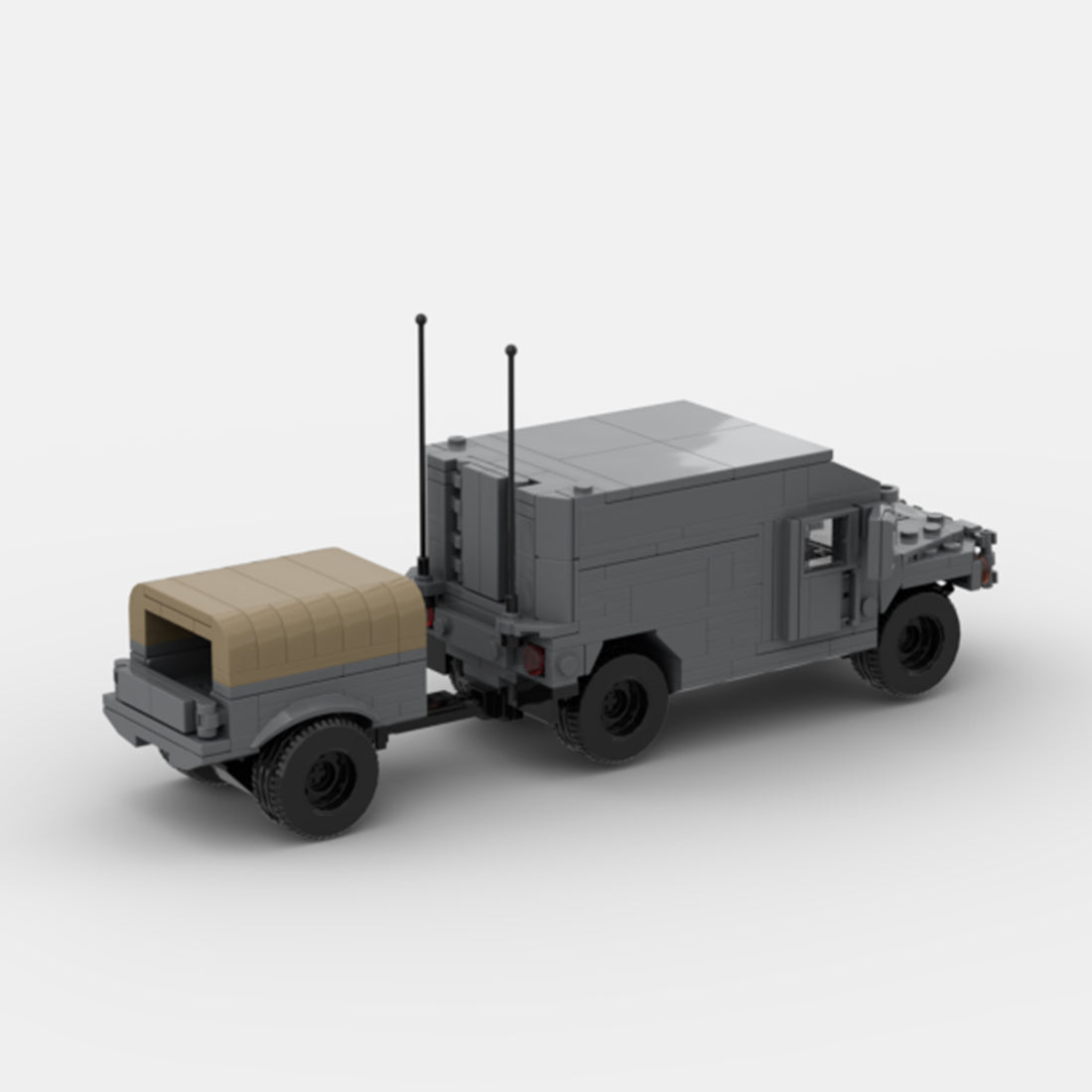 Urbaner HUMVEE 11 Militärfahrzeug Klemmbausteine-LesDiy-Klemmbausteine