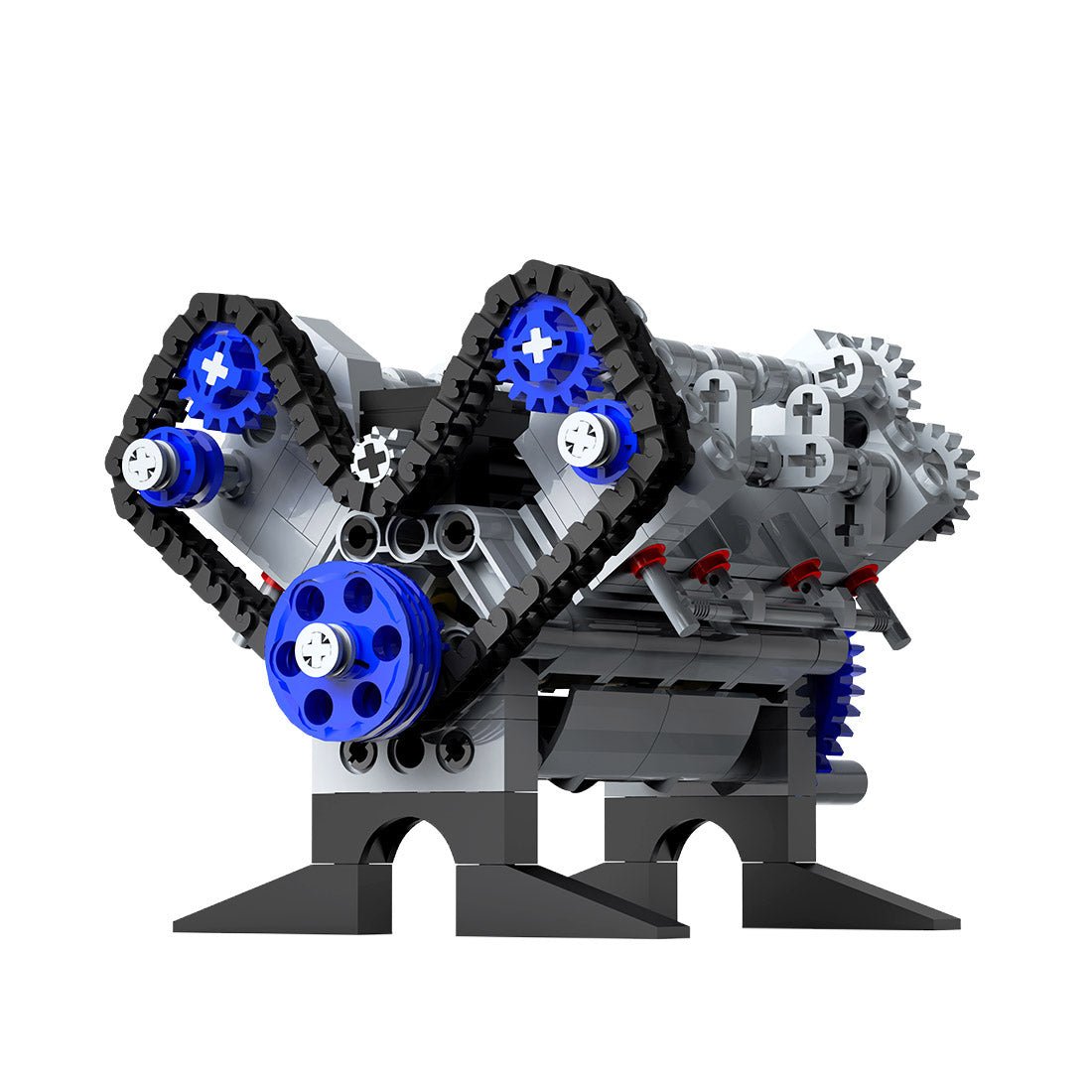V8 Mini Engine Klemmbausteine - LesDiy - Klemmbausteine